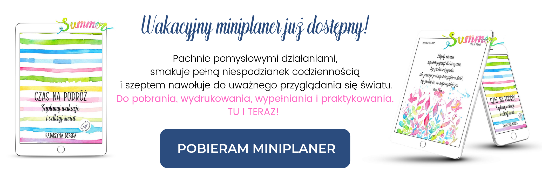 Planer na&nbsp;wakacje grafika do&nbsp;zapisu